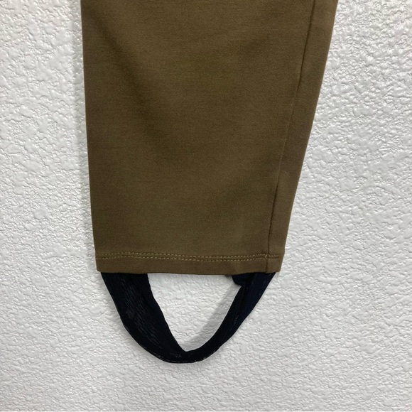 Free People Ponte Knit Stirrup Leggings Womens Size M Moss Green Brown - Picture 4 of 14